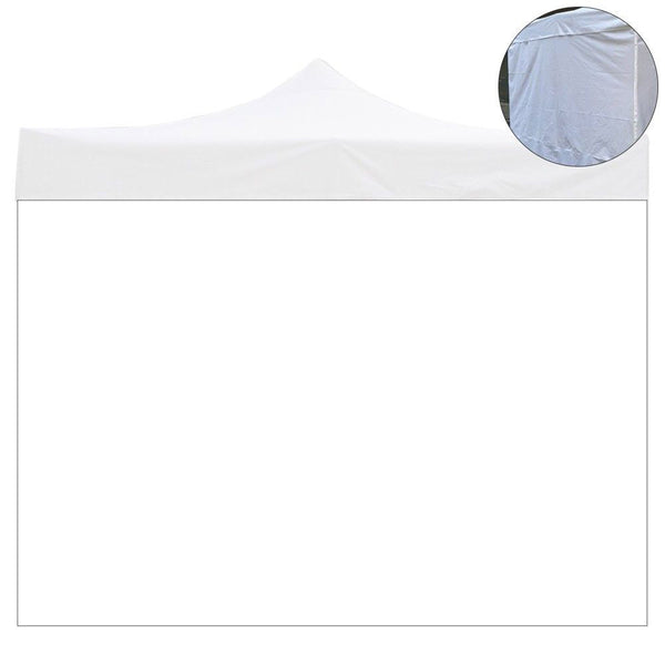 prezzo Telo di Ricambio Laterale per Gazebo Pieghevole 2x2m Impermeabile Ricambio Bianco
