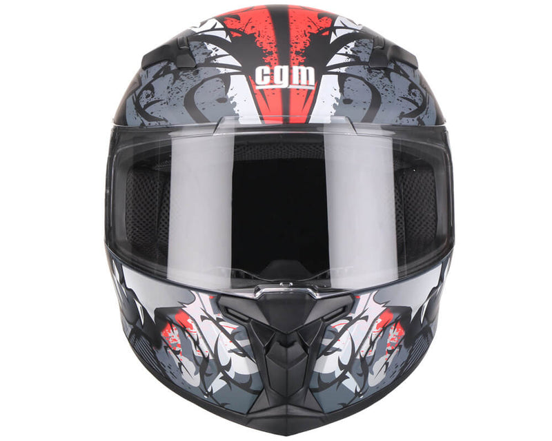 Casco Integrale per Scooter Visiera Lunga CGM Panther 307S Rosso Varie Misure-4