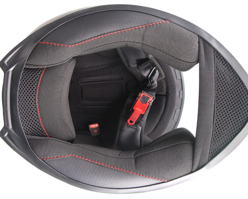 Casco Integrale per Scooter Visiera Lunga CGM Panther 307S Rosso Varie Misure-5