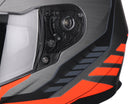 Casco Integrale per Scooter Visiera Lunga CGM Silverstone 317G Arancione Fluo Opaco Varie Misure-4