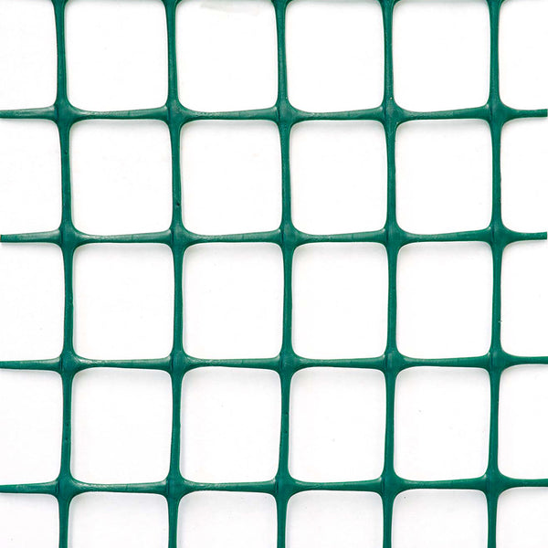 sconto Rete Quadra da Giardino 50mm in Plastica 1x25m Rama Mirror Verde