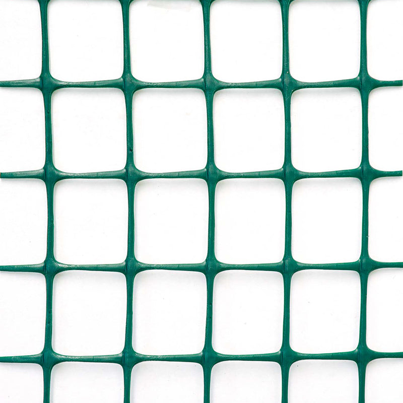 Rete Quadra da Giardino 50mm in Plastica 1x25m Rama Mirror Verde-1