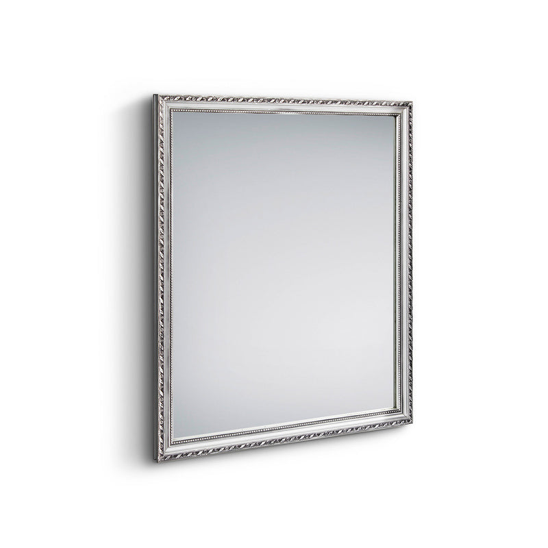 Specchio da Parete 34x45x2 cm in Legno Lola Argento-1