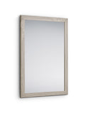 Specchio da Parete 48x68x1,6 cm in Legno Kim Rovere chiaro-1