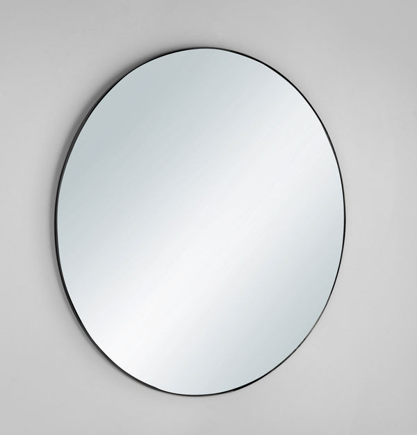 Specchio da Parete 50x50x1 cm in Metallo Mila Nero prezzo