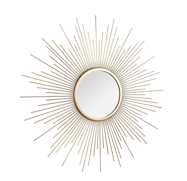 Specchio da Parete 60x60x3,5 cm in Metallo Susi Oro prezzo