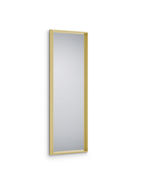 Specchio da Parete 50x150x6 cm in Legno Abbie Oro prezzo