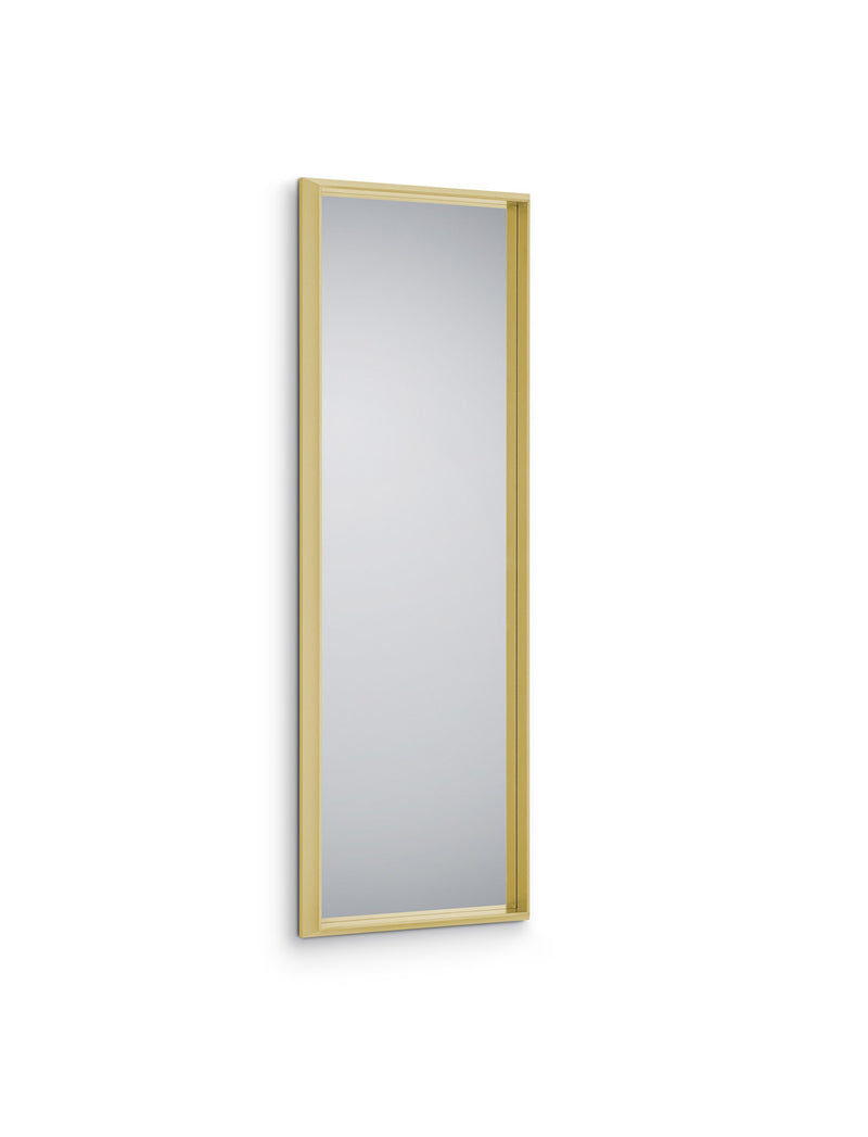 Specchio da Parete 50x150x6 cm in Legno Abbie Oro-1