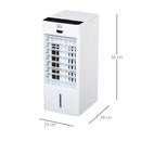 Raffrescatore Ventilatore con Ghiaccio 75W 9 Funzioni Bianco-3