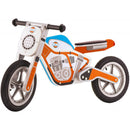 Bicicletta Pedagogica per Bambini in Legno Trudi Arancione-1