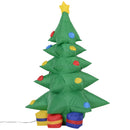 Albero di Natale Gonfiabile 120 cm in Poliestere con Luci LED -1
