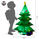 Albero di Natale Gonfiabile 120 cm in Poliestere con Luci LED -3