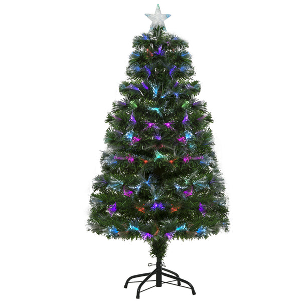 acquista Albero di Natale Artificiale 120 cm in PVC 130 LED Verde
