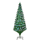 Albero di Natale Artificiale 180 cm in Fibra Ottica Foltissimo 230 LED -1