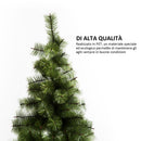 Albero di Natale Artificiale 120 cm 124 Rami Verde -5