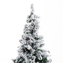 Albero di Natale Artificiale 150 cm con LED Verde -8