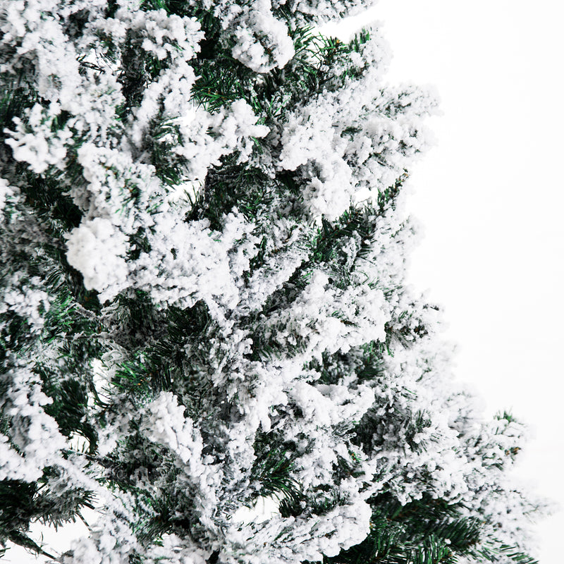 Albero di Natale Artificiale 150 cm con LED Verde -9