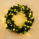 Ghirlanda di Natale Decorativa con 50 Luci Led Ø55 cm -3