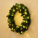 Ghirlanda di Natale Decorativa con 50 Luci Led Ø55 cm -4