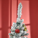 Albero di Natale Artificiale Innevato 180 cm 390 Rami  Pino Verde-8