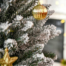 Albero di Natale Artificiale Innevato 180 cm 390 Rami  Pino Verde-9
