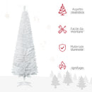 Albero di Natale Artificiale 180 cm 390 Rami Bianco-4