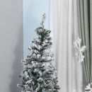 Albero di Natale Artificiale Innevato 210 cm 631 Rami  Pino Verde-6