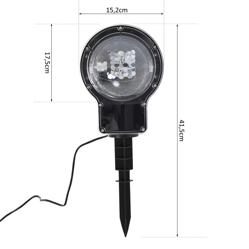 Proiettore LED da Esterno e Interno con Telecomando Decorazioni Natalizie -3