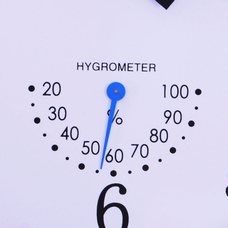 Orologio da Parete Movimento Silenzioso con Termometro e Barometro Argento Ø24.8x4.2 cm -7