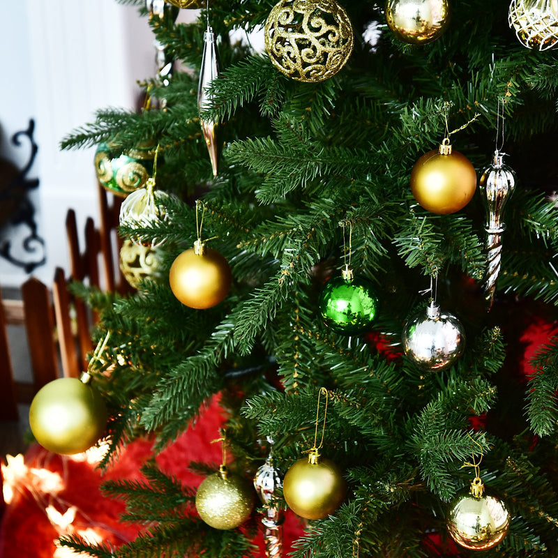 Albero di Natale Artificiale 180 cm 180 Rami  Verde-4
