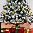 Albero di Natale Artificiale Innevato 140 cm 400 Punte  Verde-6