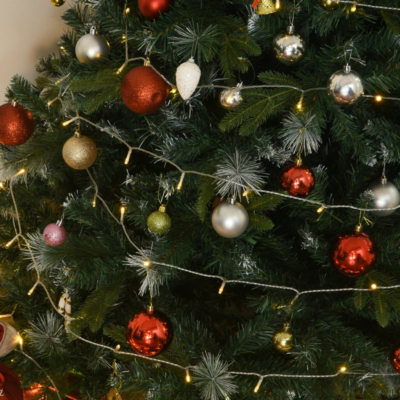Albero di Natale Artificiale 210 cm 1622 Rami con Pigne  Pino Verde-10