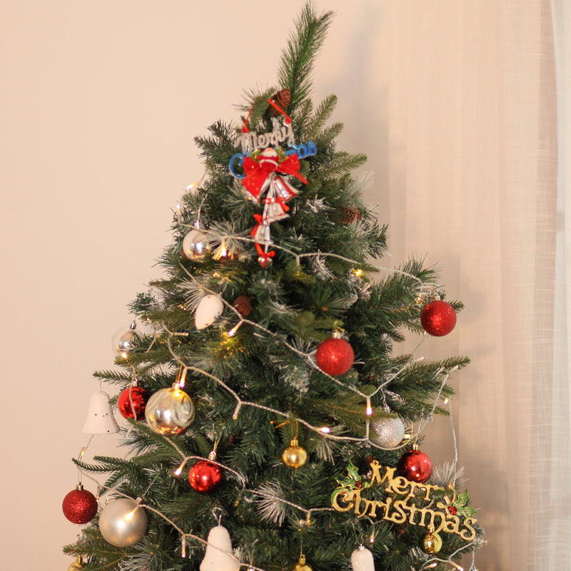Albero di Natale Artificiale 210 cm 1622 Rami con Pigne  Pino Verde-6
