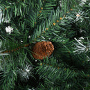 Albero di Natale Artificiale 210 cm 1622 Rami con Pigne  Pino Verde-8