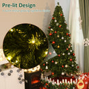 Albero di Natale Artificiale 210 cm 960 Rami 300 LED  Pino Verde-5