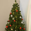 Albero di Natale Artificiale 210 cm 960 Rami 300 LED  Pino Verde-9