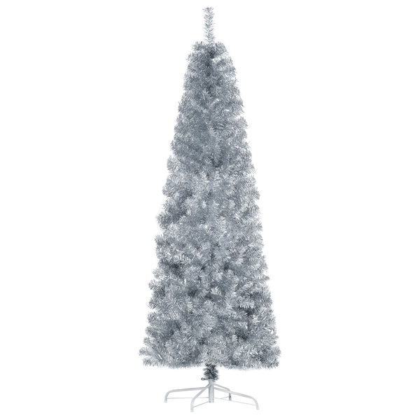 online Albero di Natale Artificiale 180 cm 618 Rami Argento
