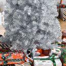 Albero di Natale Artificiale 180 cm 618 Rami Argento-8