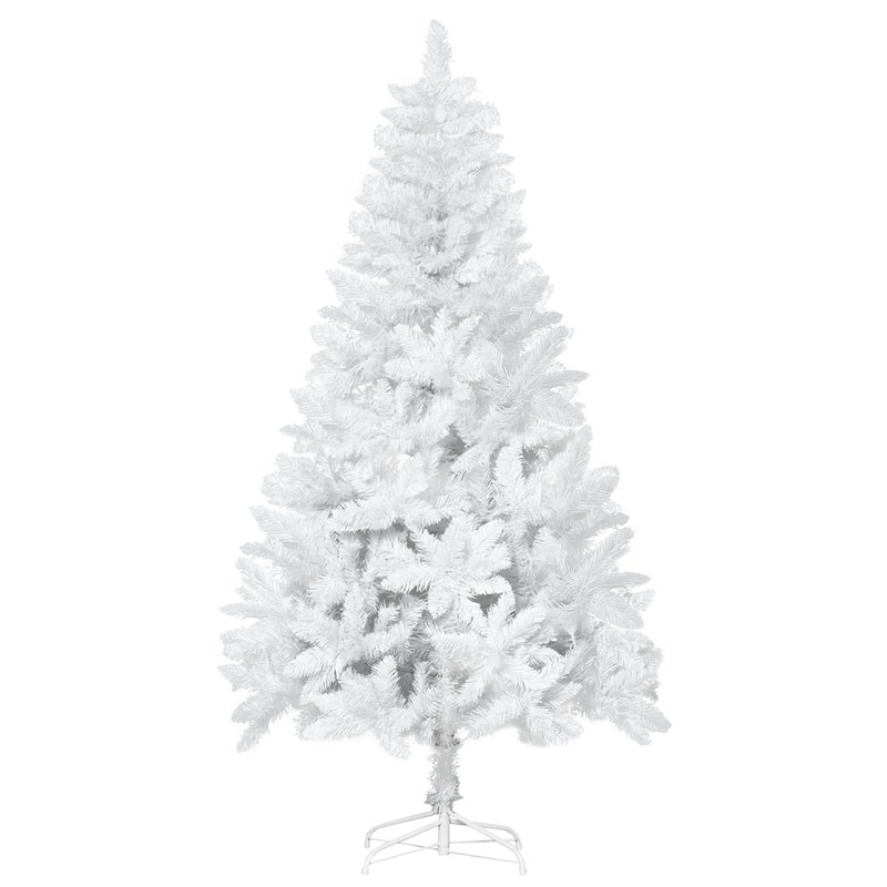 Albero di Natale Artificiale 180 cm 550 Rami in PVC Bianco-1