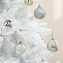 Albero di Natale Artificiale 180 cm 550 Rami in PVC Bianco-8