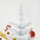 Albero di Natale Artificiale 180 cm 550 Rami in PVC Bianco-9