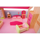 Casa delle Bambole per Bambini a 2 Piani in Legno Trudi Rosa-3