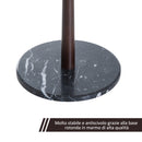 Appendiabiti da Terra Attaccapanni Modello Albero con Foglie 185 cm Nero -8