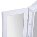 Specchio da Trucco Ripiegabile Retroilluminato con 16 LED Bianco 73x53.5x4.5 cm -8