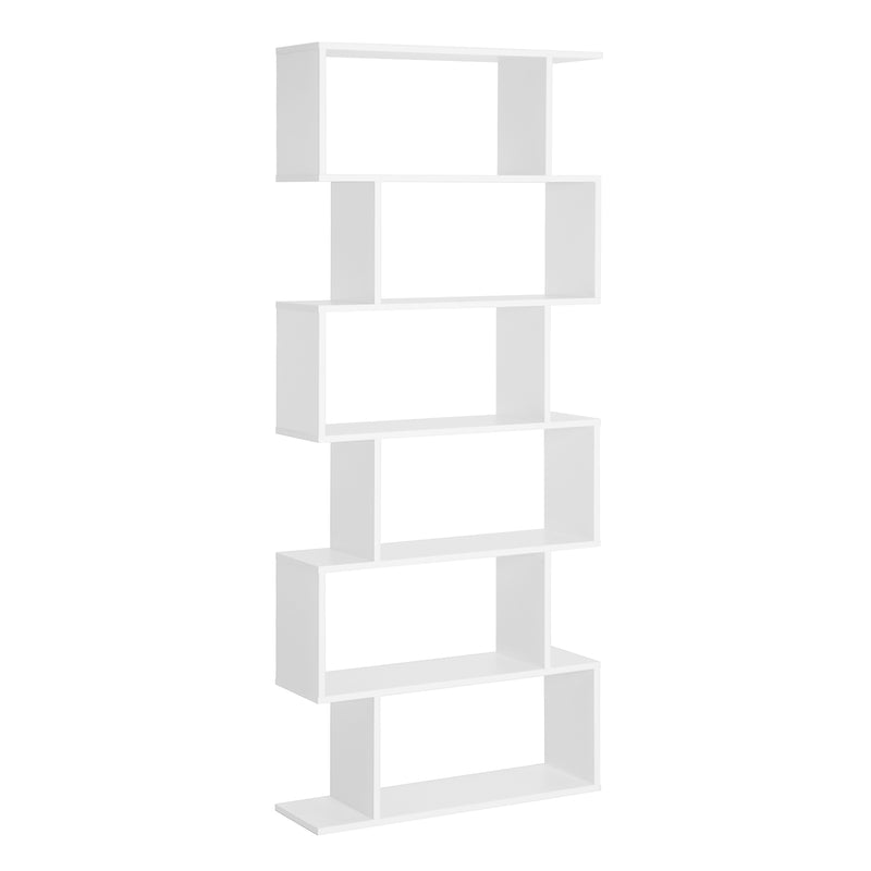 Libreria di Design Moderno Scaffale Bianco 80x23x192 cm -1