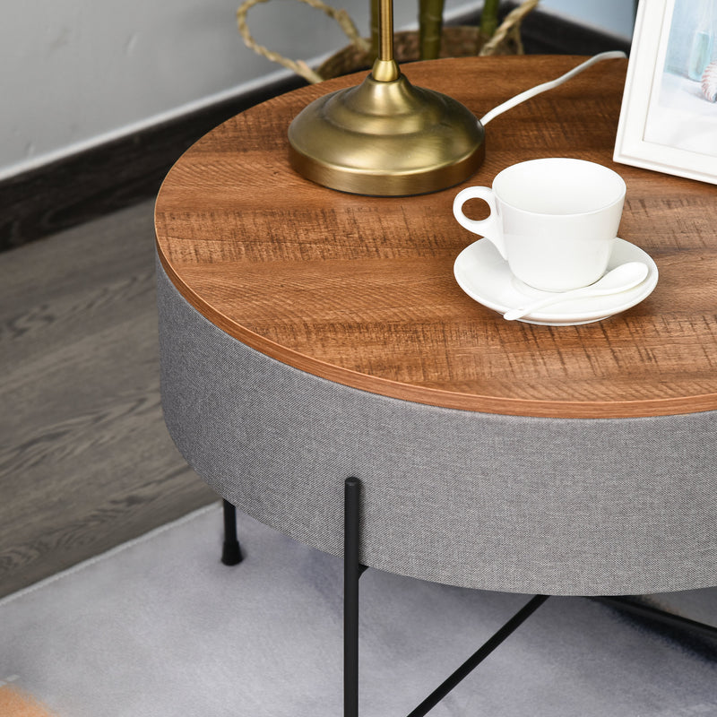 Tavolino Rotonto da Caffè Ø60x40 cm con Vano Contenitore – acquista su  Giordano Shop