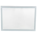 Specchio con Lampada Led e Antiappannamento in Alluminio Cromato Argento 80x60 cm -5