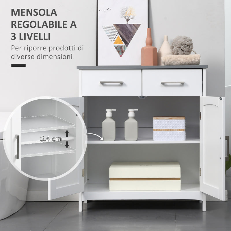 Mobiletto Bagno 19x15x56 cm con Porta Carta Igienica in MDF Bianco –  acquista su Giordano Shop