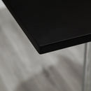 Tavolino Quadrato Altezza Regolabile 60x60x82-103 cm  Nero-10