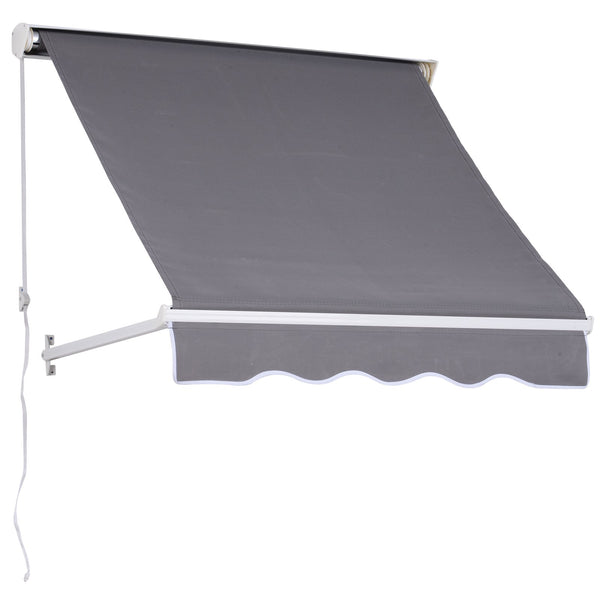 online Tenda da Sole Avvolgibile 70x122 cm  Gelso Grigio